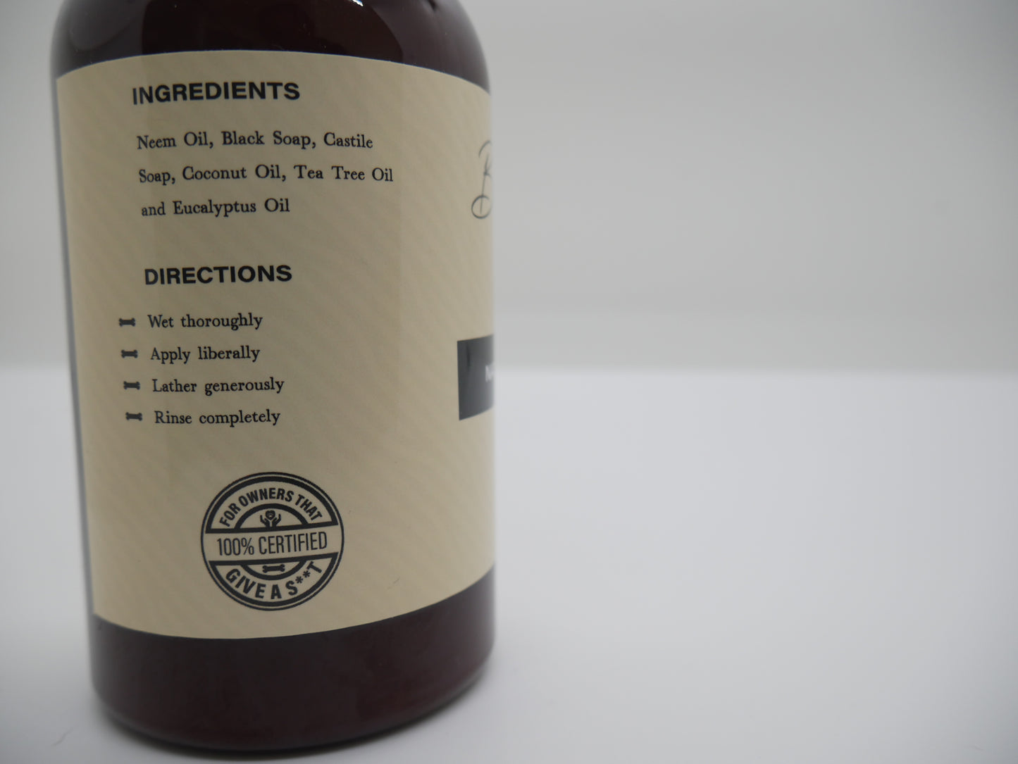 Black Soap Dog Shampoo